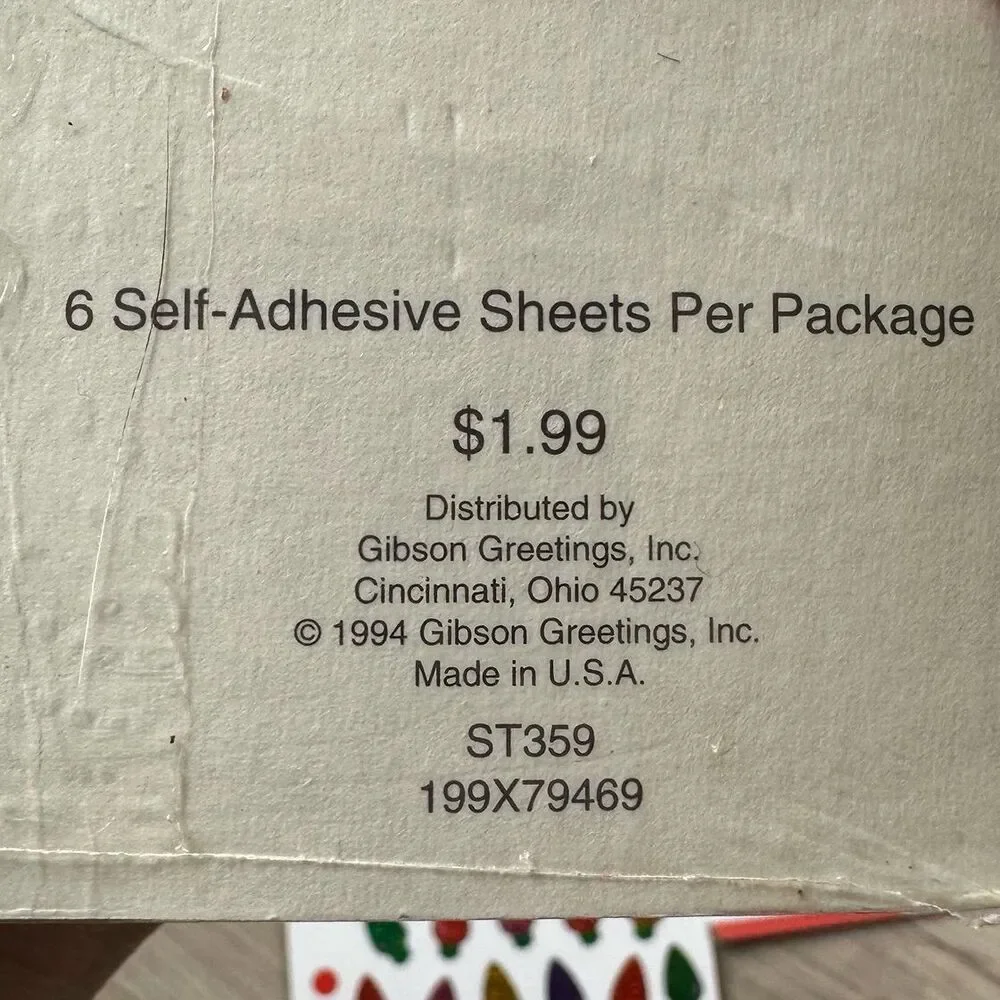 Christmas Holiday Stickers & Notes Lot - 8 New Sealed Packages & Several Loose